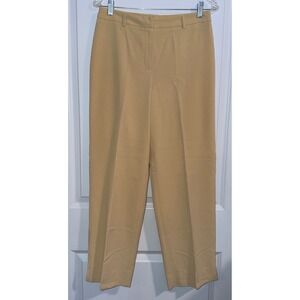 Emma James by Liz Claiborne‎ 8P Petite Beige Straight Leg Career Pants